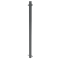 Ornamental bollard | Series 464B | � 60 mm | stationary, for casting in concretewith ground anchor, total length approx. 1400 mm | without lock | with 2 eyelets